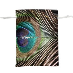 Peacock Lightweight Drawstring Pouch (xl) by StarvingArtisan