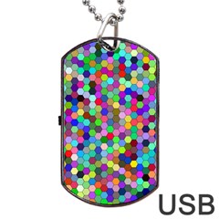 Background Color Dog Tag Usb Flash (one Side) by artworkshop