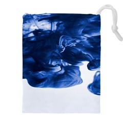 Moving Water And Ink Drawstring Pouch (4xl) by artworkshop