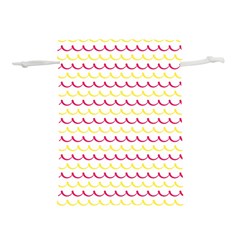 Pattern Waves Lightweight Drawstring Pouch (l) by artworkshop