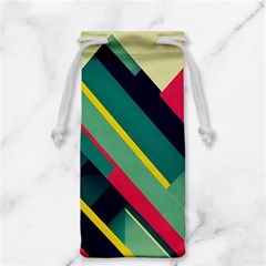 Pattern Abstract Geometric Design Jewelry Bag by danenraven