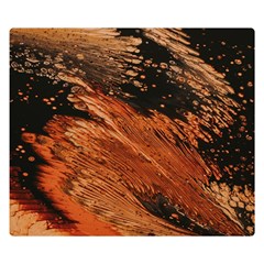 Painting Wallpaper One Side Premium Plush Fleece Blanket (small) by artworkshop