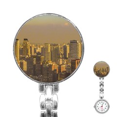 Buenos Aires City Aerial View002 Stainless Steel Nurses Watch by dflcprintsclothing
