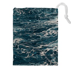 Water Sea Drawstring Pouch (5xl) by artworkshop