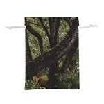 Botanical Motif Trees Detail Photography Lightweight Drawstring Pouch (M) Back