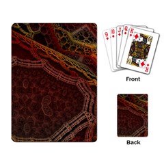 Fractal Pattern Geometric Pattern Playing Cards Single Design (rectangle) by Ravend