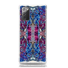 Abstract Blend Repeats Samsung Galaxy Note 20 Tpu Uv Case by kaleidomarblingart