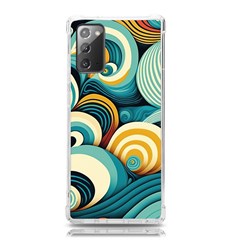 Waves Samsung Galaxy Note 20 Tpu Uv Case by fructosebat