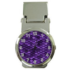 Purple Scales! Money Clip Watches by fructosebat