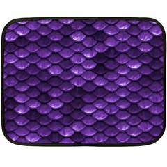 Purple Scales! Fleece Blanket (mini) by fructosebat