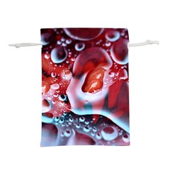 Abstract Art Texture Bubbles Lightweight Drawstring Pouch (l) by Ravend