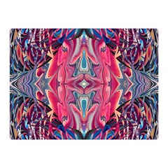Abstract Arabesque Premium Plush Fleece Blanket (mini) by kaleidomarblingart