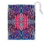 Abstract arabesque Drawstring Pouch (4XL) Front