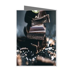 Chocolate Dark Mini Greeting Cards (pkg Of 8) by artworkshop