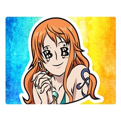 Nami Lovers Money One Side Premium Plush Fleece Blanket (large) by designmarketalsprey31
