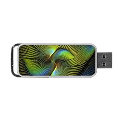 Digitalart  Waves Portable Usb Flash (two Sides) by Sparkle