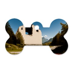  Us Ventag Eagles Travel Poster Graphic Style Redbleuwhite  Dog Tag Bone (two Sides) by steakspro94