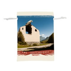  Us Ventag Eagles Travel Poster Graphic Style Redbleuwhite  Lightweight Drawstring Pouch (l) by steakspro94