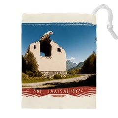  Us Ventag Eagles Travel Poster Graphic Style Redbleuwhite  Drawstring Pouch (5xl) by steakspro94