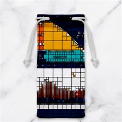 Abstract Statistics Rectangles Classification Jewelry Bag by Pakemis