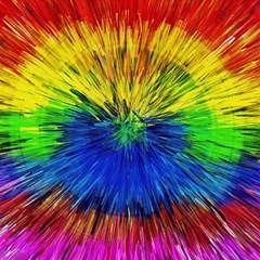 Colour Background Structure Lines Explosion Pop Play Mat (rectangle) by Pakemis