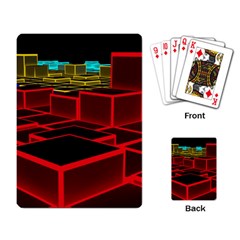 3d Abstract Model Texture Playing Cards Single Design (rectangle) by Ravend