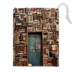 Books Drawstring Pouch (5xl) by artworkshop