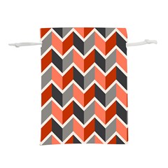 Colorful Zigzag Pattern Wallpaper Free Vector Lightweight Drawstring Pouch (l) by artworkshop