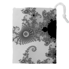 Apple Males Almond Bread Abstract Mathematics Drawstring Pouch (5xl) by Ravend