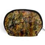 Rusty Orange Abstract Surface Accessory Pouch (Medium) Front