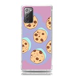 Cookies Chocolate Chips Chocolate Cookies Sweets Samsung Galaxy Note 20 TPU UV Case Front