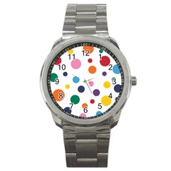 Polka Dot Sport Metal Watch by 8989