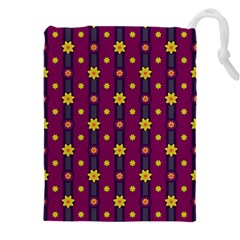 Purple Background Graphic Decor Backdrop Design Art Drawstring Pouch (4xl) by Ravend