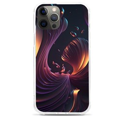 Ai Generated Swirls Space Design Fractal Light 3d Art Pattern Iphone 12 Pro Max Tpu Uv Print Case by Ravend