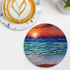 Nature s Beauty Uv Print Round Tile Coaster by GardenOfOphir