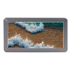 Abstract Waves Summertime On The Sea Memory Card Reader (mini) by GardenOfOphir