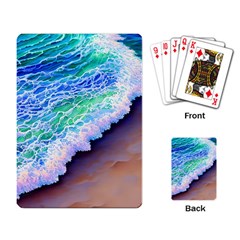 Blue Wave Ii Playing Cards Single Design (rectangle) by GardenOfOphir