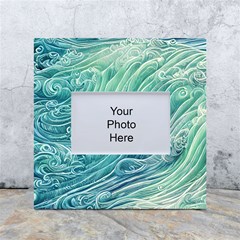 Wave Of The Ocean White Box Photo Frame 4  X 6  by GardenOfOphir