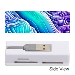 Ocean Waves In Pastel Tones Memory Card Reader (stick) by GardenOfOphir