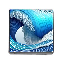 The Power Of The Ocean Memory Card Reader (square 5 Slot) by GardenOfOphir