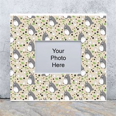 Pattern My Neighbor Totoro White Wall Photo Frame 5  X 7  by Jancukart