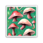 Forest Mushrooms Memory Card Reader (Square) Front