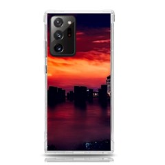 New York City Urban Skyline Harbor Bay Reflections Samsung Galaxy Note 20 Ultra Tpu Uv Case by Jancukart