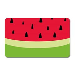 Watermelon Fruit Food Healthy Vitamins Nutrition Magnet (rectangular) by Wegoenart
