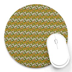 Pattern Round Mousepad by Sparkle