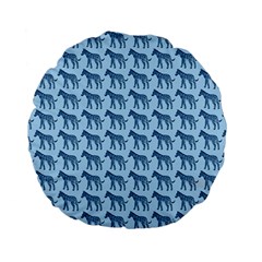Pattern 131 Standard 15  Premium Flano Round Cushions by GardenOfOphir