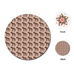 Pattern 135 Playing Cards Single Design (Round) Front