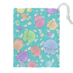 Jellyfish Animal Translucent Drawstring Pouch (5xl) by Semog4