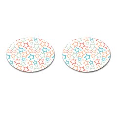 Background Pattern Texture Design Cufflinks (oval) by Semog4