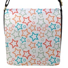Background Pattern Texture Design Flap Closure Messenger Bag (s) by Semog4
